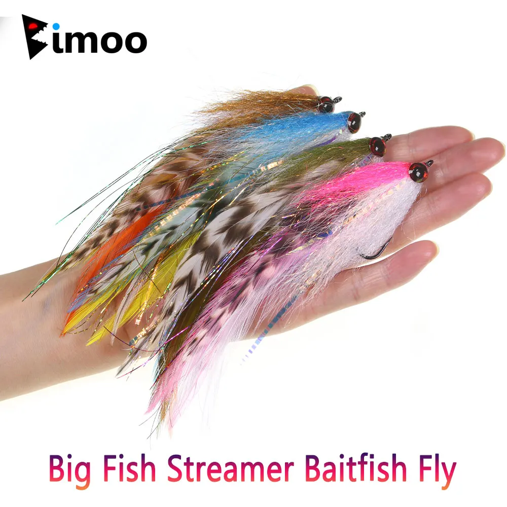 Fishing Lure Soft Plastic - Bimoo #2/0 15cm/5.91inch Big Streamer Baitfish