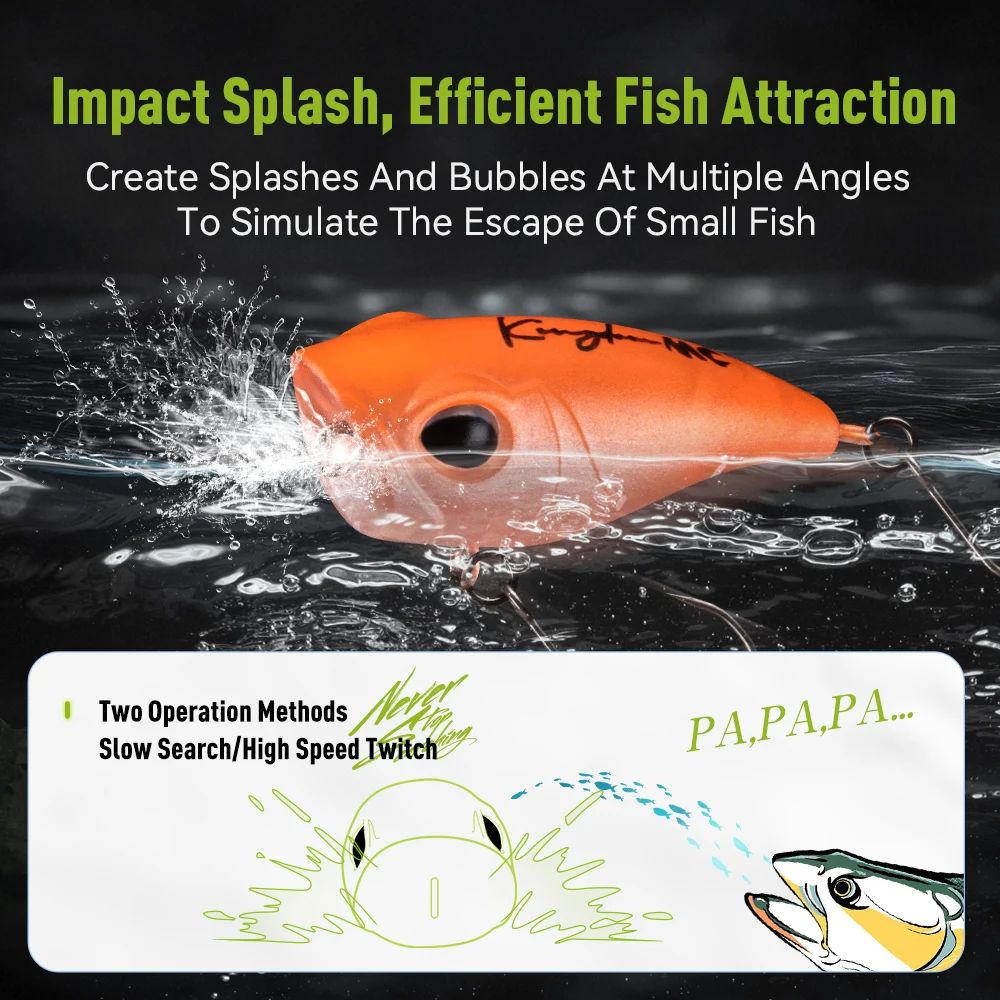 Kingdom Micro Expert Topwater  - đánh giá và giá Fishing Lure Popper