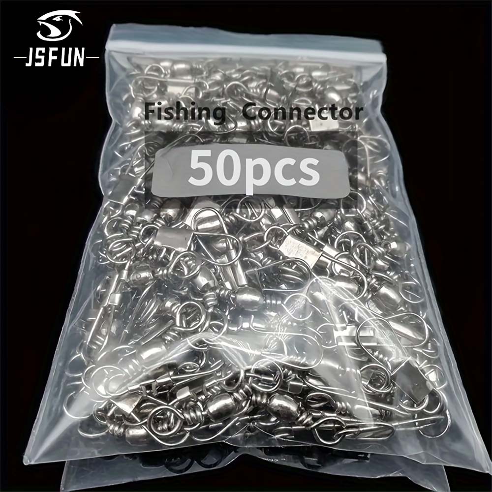 JSFUN 50Pcs Fishing Connector  - đánh giá và giá Fishing Lure Accessories