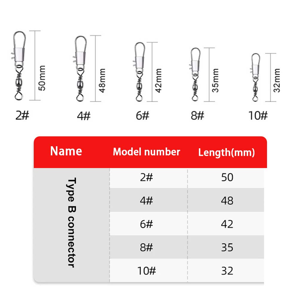 JSFUN 50Pcs Fishing Connector  - đánh giá và giá Fishing Lure Accessories