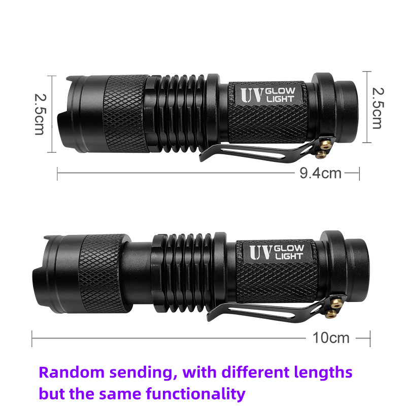 Mini UV Flashlight 395nm Ultra - đánh giá và giá Fishing Lure Kit