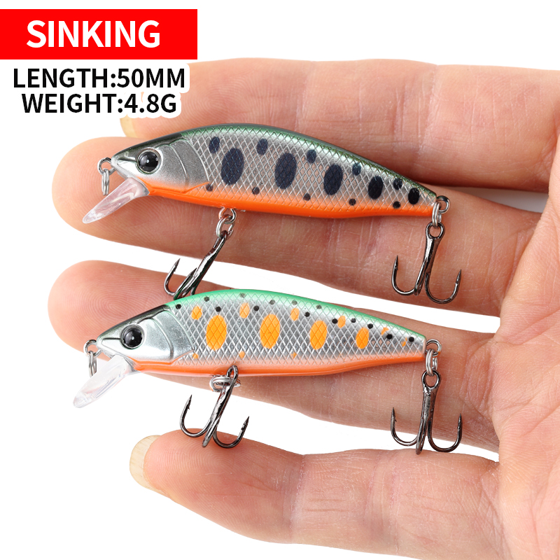 5cm4.8g Sinking Minnow Fishing - đánh giá và giá Fishing Lure Jerkbait
