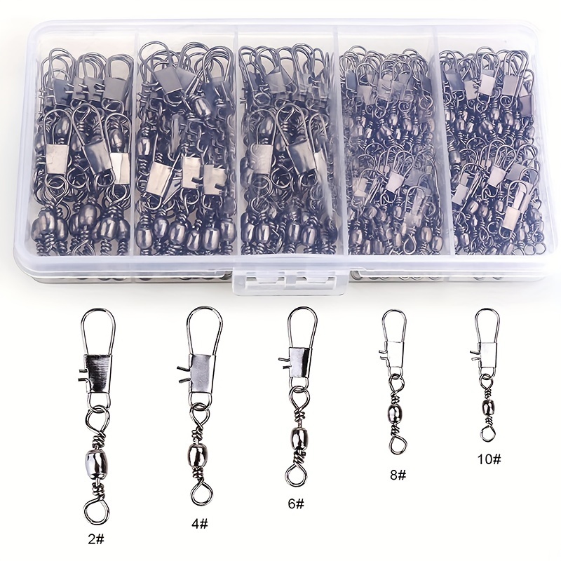 50/200pcs Barrel Snap Swivel F - đánh giá và giá Fishing Lure Accessories